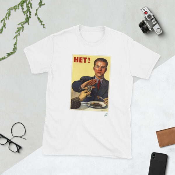 No a alcohol - Camiseta básica unisex - Imagen 4
