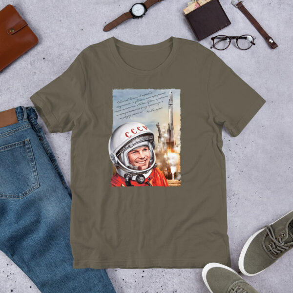 Yuri Gagarin lux - Camiseta Unisex - Imagen 4