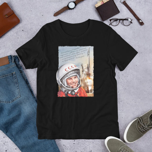 Yuri Gagarin lux - Camiseta Unisex - Imagen 2