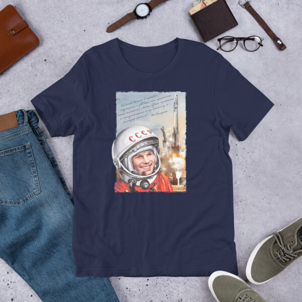 Yuri Gagarin lux - Camiseta Unisex - Imagen 3